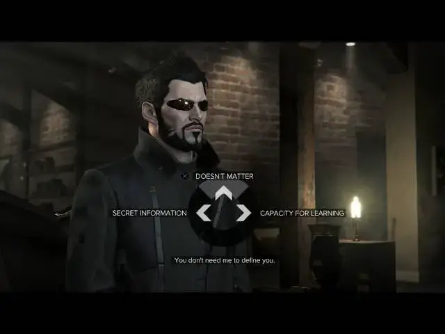 'Video thumbnail for Deus Ex: Mankind Divided - 01011000: ''Who Are You?'' Eliza Cassan AI Dialogue (Set Free Choice)'