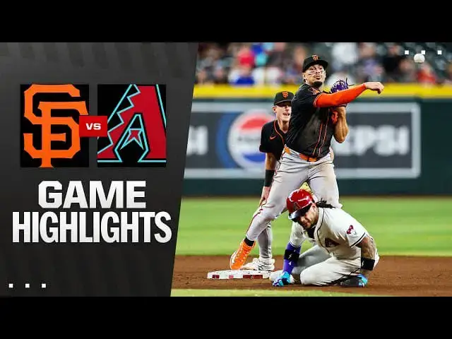 'Video thumbnail for San Francisco Giants at Arizona Diamondbacks Full-Game Highlights! | 07/02/2025'
