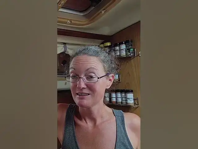 'Video thumbnail for What Danielle likes and dislikes living on a boat! #sailboating #sailboat #svaguaazul'