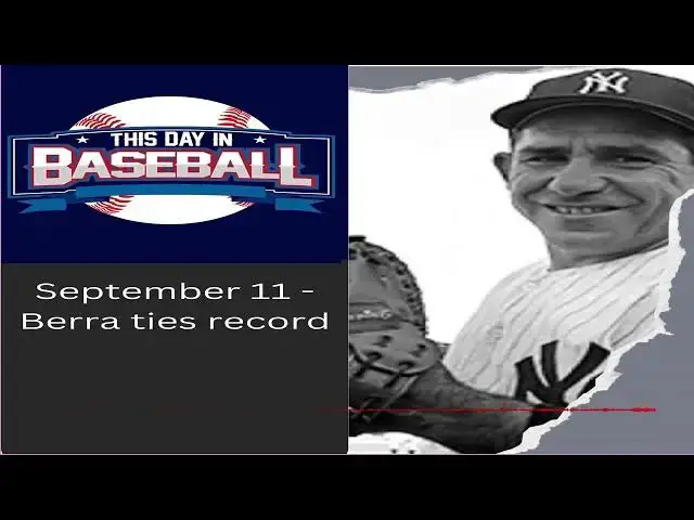 'Video thumbnail for September 11 Berra ties record'