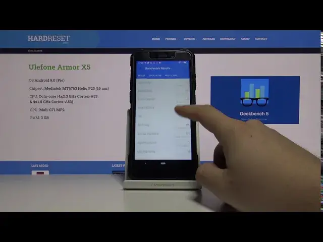'Video thumbnail for ULEFONE Armor X5 - Geekbench Benchmark Final Result'