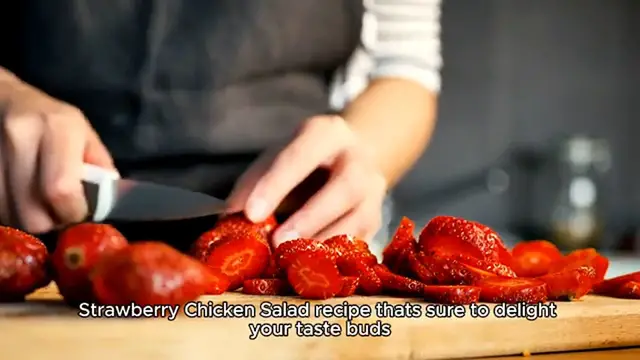 'Video thumbnail for Strawberry Chicken Salad recipe'