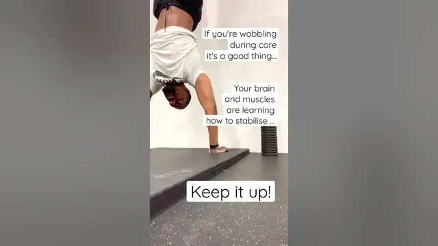 'Video thumbnail for Why you're Shaking during Core Exercises 🤔 #shorts #coreworkout #fitnessmotivation  #calisthenics'