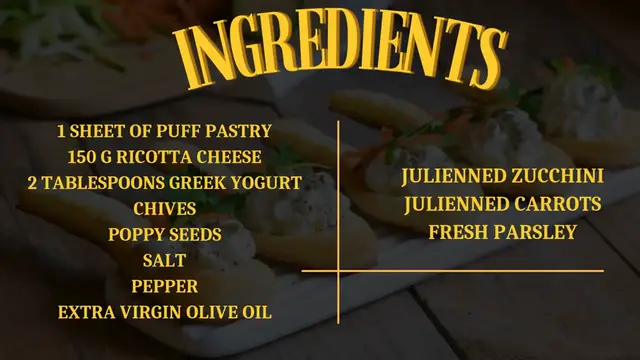 'Video thumbnail for Puff Pastry Spoons '