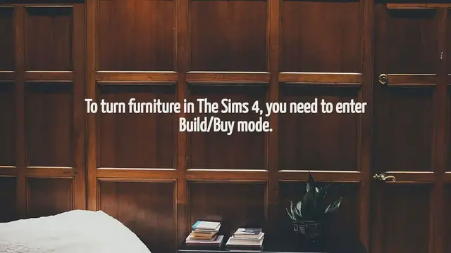 'Video thumbnail for How To Turn Furniture In Sims 4'
