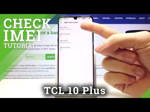 'Video thumbnail for How to Locate IMEI & Serial Number in TCL 10 PLUS – IMEI Status'