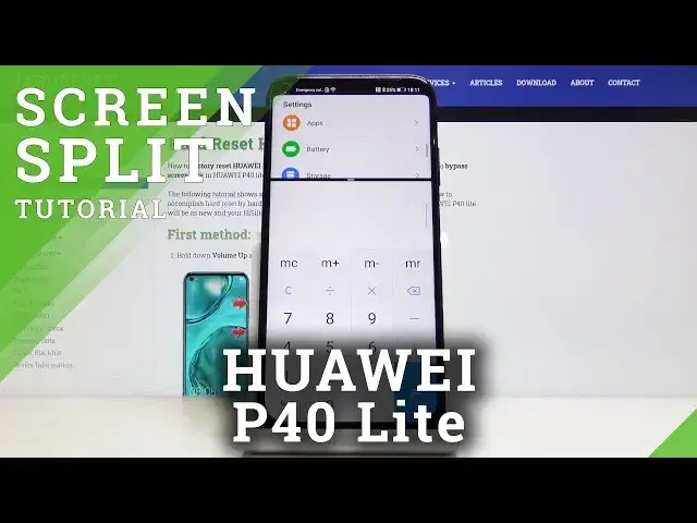 'Video thumbnail for How to Split Screen in HUAWEI P40 Lite – Double Screen | Multitasking View'