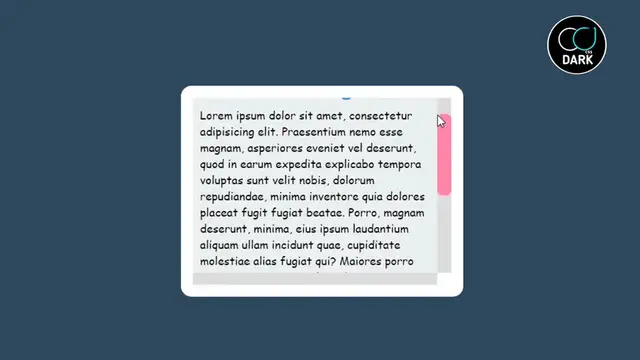 'Video thumbnail for CSS Custom Scrollbar'