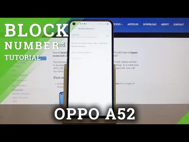 'Video thumbnail for How to Block Number in OPPO A52 – Create Blacklist'