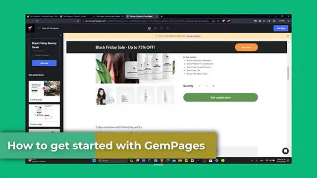 'Video thumbnail for How To Use Gempages For Shopify 2024 (Gempages Shopify Tutorial)'
