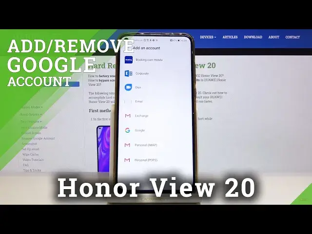 'Video thumbnail for How to Add Google Account in Honor View 20 – Remove Google User'