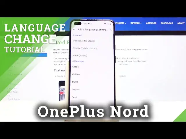 'Video thumbnail for How to Change System Language in OnePlus Nord – Switch Language'