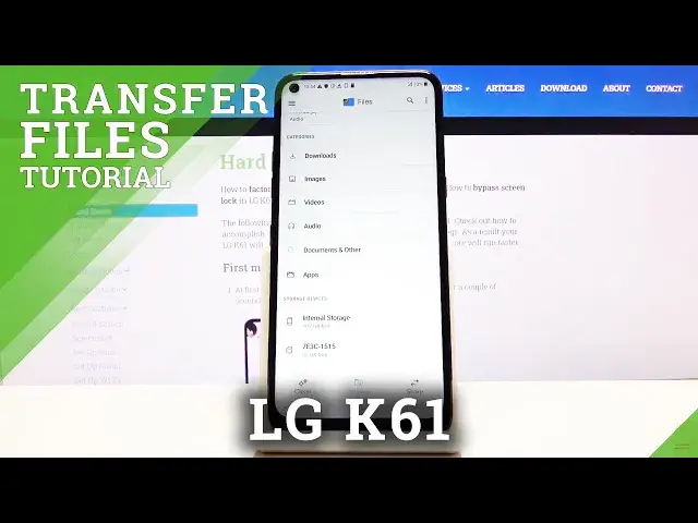 'Video thumbnail for How to Transfer Files from LG K61 - Import & Export Data'