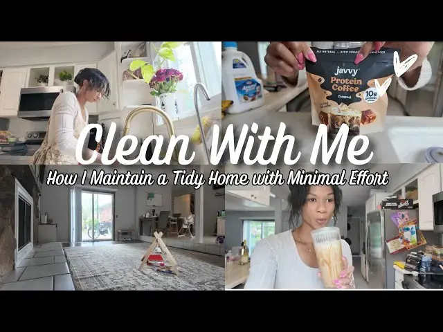 'Video thumbnail for My Gentle Cleaning Routine for a Peaceful Home Featuring Javvy Protein Coffee | Clean With Me'