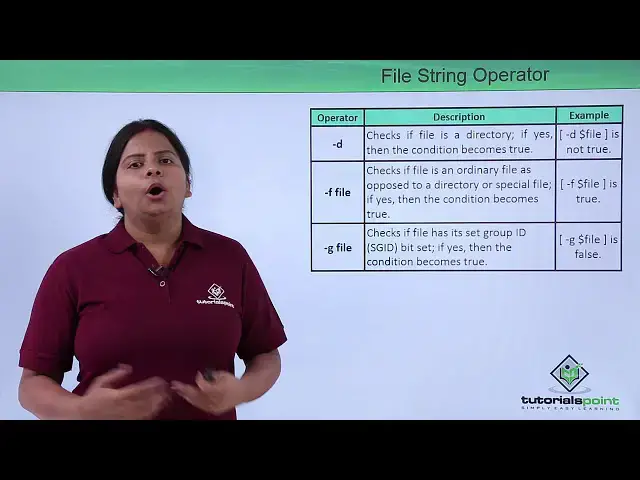 'Video thumbnail for Linux - File test operator'