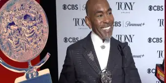 'Video thumbnail for Video: Paul Tazewell Talks Tony Win for Best Costume Design of a Musical'