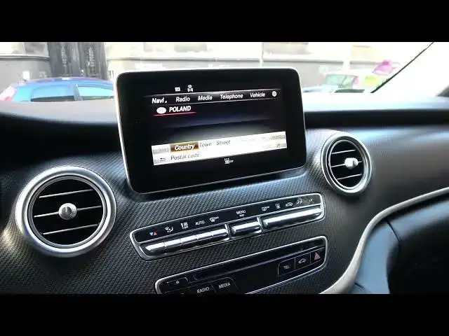 'Video thumbnail for How to Set Destination in Map in Mercedes V Class W447 ( 2014 - now ) - Start Route in Navigation'