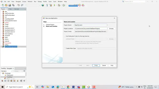 'Video thumbnail for Java Project: Build an Age Calculator App (Easy Tutorial)'