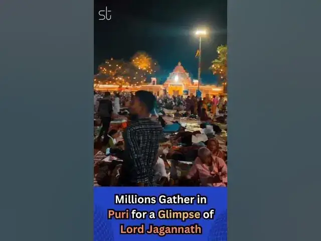 'Video thumbnail for Rath Yatra 2025 Unmatched Devotion as Millions Gather in Puri for a Glimpse of Lord Jagannath'