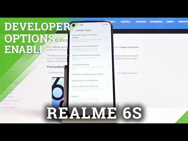 'Video thumbnail for How to Enter Developer Options in REALME 6s – Open Developer Options'