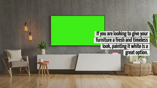 'Video thumbnail for How To Paint Furniture White'