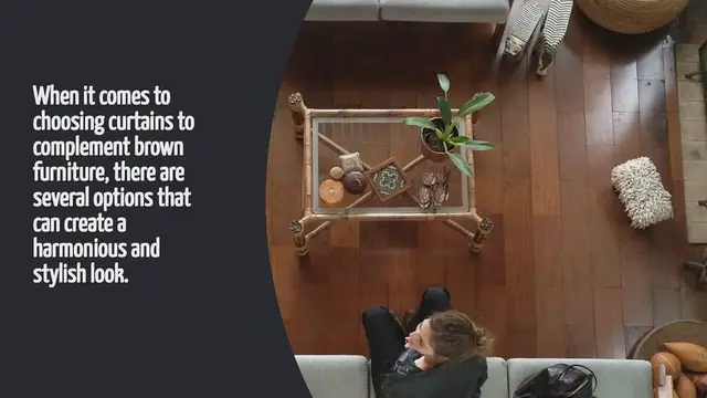 'Video thumbnail for What Color Curtains Go With Brown Furniture'