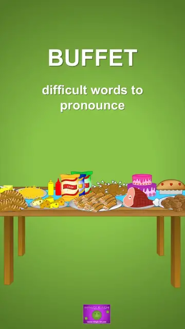 'Video thumbnail for Buffet - Difficult words to pronounce'