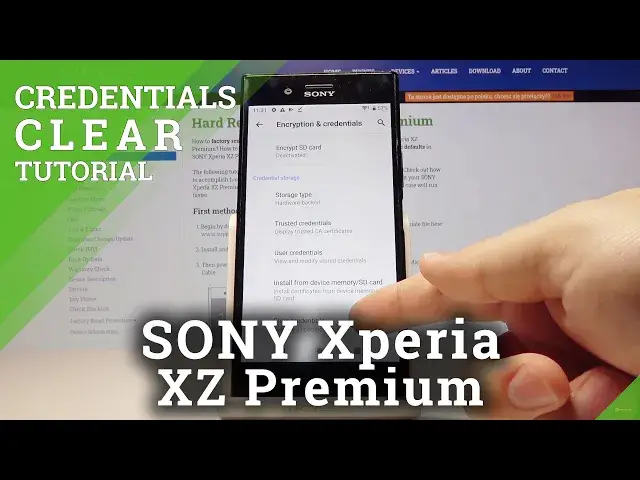 'Video thumbnail for How to Clear Credentials for SONY Xperia XZ Premium – Erase Certificates'