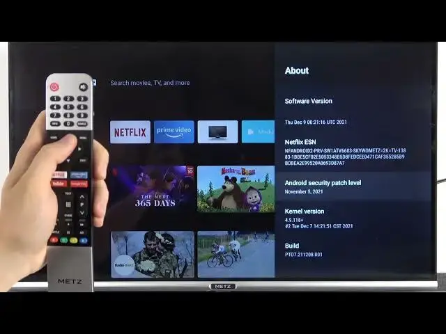 'Video thumbnail for How to Check Serial Number in Metz Android TV (32MTC6100Z)?'