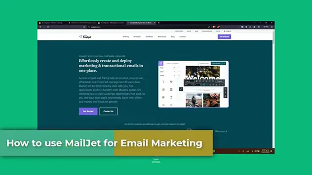 'Video thumbnail for How To Use Mailjet Email Marketing (2024) Mailjet Tutorial'