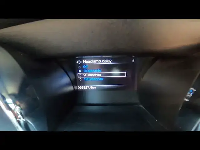 'Video thumbnail for How to Set Headlamp Delay in Ford Mustang VI ( 2014 - now ) | Manage Headlamps Settings'