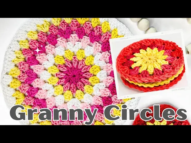 'Video thumbnail for Easy & Beautiful Crochet Granny Mandala: Step-by-Step Tutorial For Beginners'