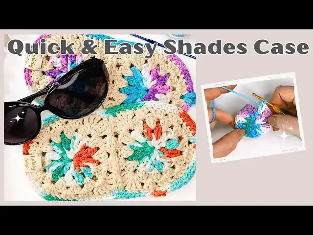 'Video thumbnail for How to Crochet a Beautiful Sunglasses Case (Quick & Easy)'