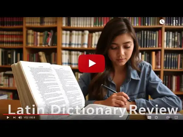 'Video thumbnail for 📖 Latin Dictionary Review: Best Picks & How to Use Them!'