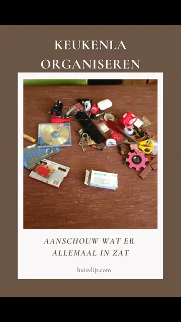 'Video thumbnail for keukenla organiseren'