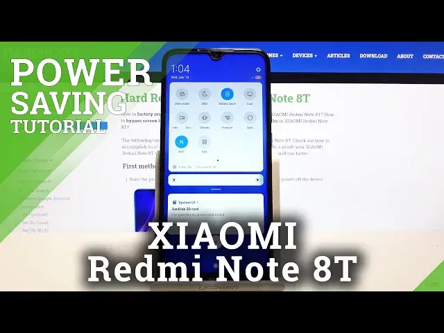'Video thumbnail for How to Activate Power Saving Mode in XIAOMI Redmi Note 8T – Save Battery'