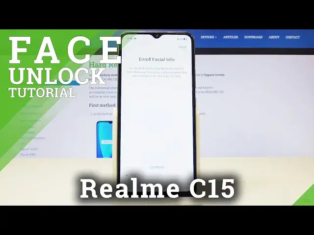 'Video thumbnail for How to Use Face ID Unlock Method in Realme C15 - Set Up Face Unlock'