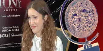 'Video thumbnail for Video: Gracie Lawrence Says JUST IN TIME Has Been a 'Joy-Bomb of an Experience''