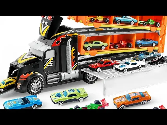 'Video thumbnail for Ultimate Racing Fun with Carrier Truck Toys for Kids | Explainer Video'