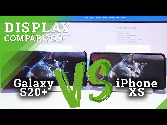 'Video thumbnail for Display Comparison SAMSUNG Galaxy S20+ vs APPLE iPhone XS | Check Screen Quality'