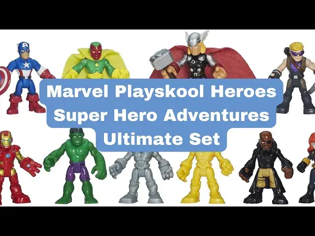 'Video thumbnail for Unleash the power of Marvel Super Hero Adventures Ultimate Toy Set!'