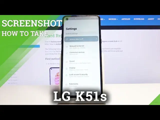 'Video thumbnail for How to Take Screenshot in LG K51s – Capture Screen'