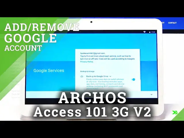 'Video thumbnail for How to Add and Remove Google Account in ARCHOS Access 101 3G V2 – Google Account'