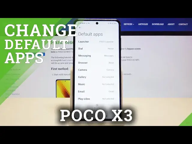 'Video thumbnail for How to Change Default Apps on POCO X3 – Manage Default Apps'