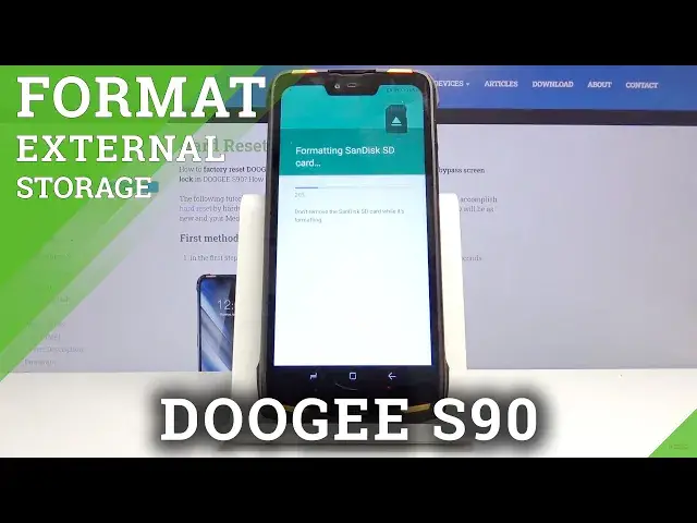 'Video thumbnail for How to Format SD Card in DOOGEE S90 – Clear Memory Card'