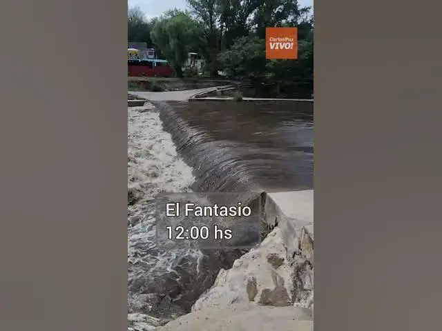'Video thumbnail for Ingresaron dos metros de creciente por el río San Antonio'