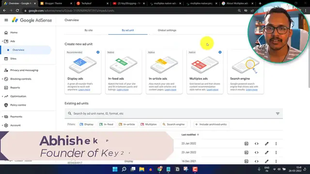 'Video thumbnail for How to Install Multiplex Ads in Blogger _ Double your AdSense Earning with this simple Trick 💰'