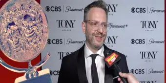 'Video thumbnail for Video: Jon Clark Talks Tony Win for Best Lighting Design of a Play'