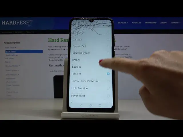 'Video thumbnail for How to Change Ringtone in Huawei Honor 8A - List of Ringtones'