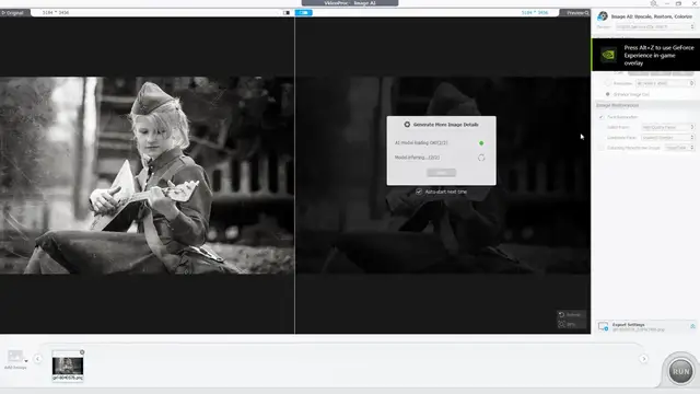 'Video thumbnail for Restore Old Image, Colorize and Upscale in One-Go with VideoProc Converter AI - 720'